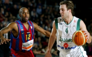 #RetroŽalgiris: kaip V.Ginevičiaus karjeros rungtynės nuleido ant žemės "Barceloną"